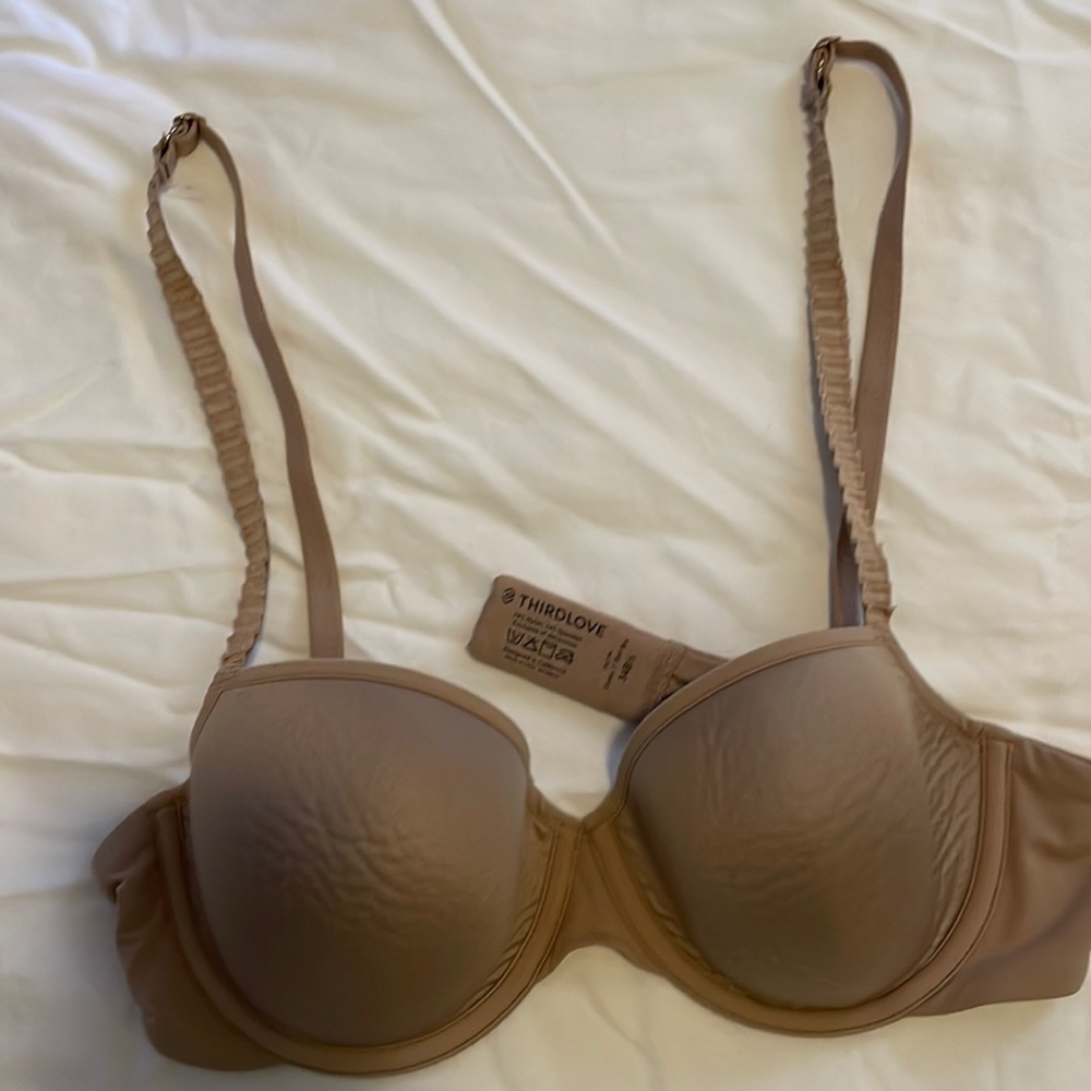 Bedt bra ever! ThirdLove 34B 1/2 in camel color.